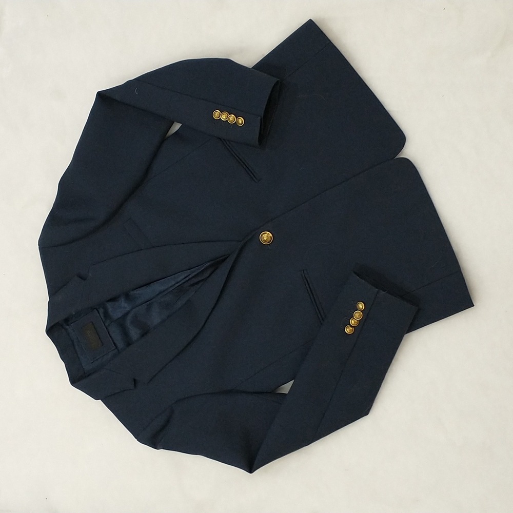 J. Crew Navy Wool Blend Blazer